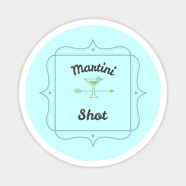 Martini Shot Magnet by Night Shoot Designs